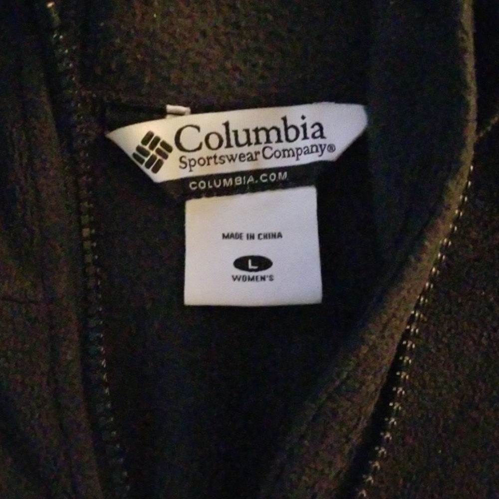 Columbia Womens Large Fleece Zip Up Hoodie